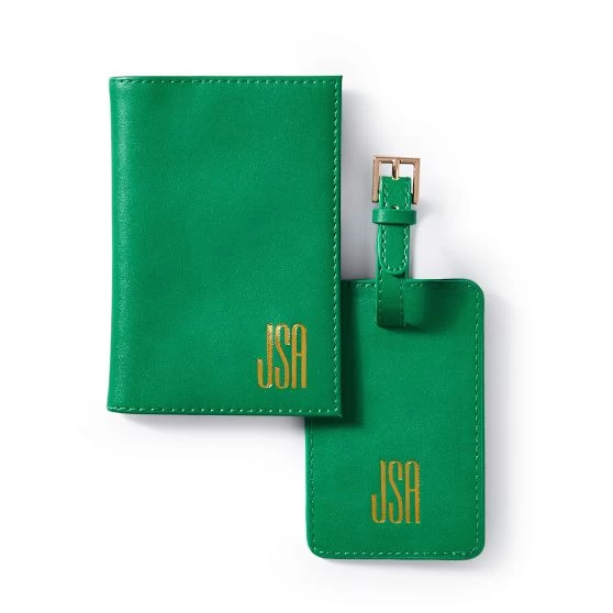 Fillmore Vegan Leather Luggage Tag And Passport Case, Foil Debossed | 8 17 Fillmore Vegan Leather Luggage Tag And Passport Case, Foil Debossed | 8 - Image 15