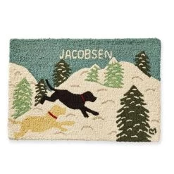 Hand Hooked Snow Rug | 2 25 Hand Hooked Snow Rug | 2 -Grocery Store img78c 3