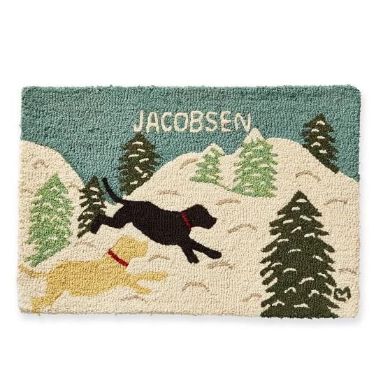 Hand Hooked Snow Rug | 2 13 Hand Hooked Snow Rug | 2 - Image 11