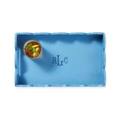 Scalloped Lacquer Serving Tray | 8 -Grocery Store img7c 40