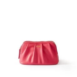 Bella Vegan Leather Ruched Pouch | 10 -Grocery Store img7c 8