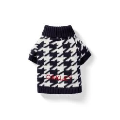 Houndstooth Knit Dog Sweater | 10 -Grocery Store img80c 28