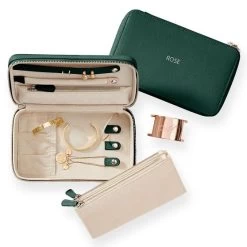 Medium Travel Jewelry Case, Foil Debossed | 13 -Grocery Store img80c 4