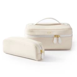 Vegan Leather 2-in -1 Cosmetic Case | 3 -Grocery Store img81c 11