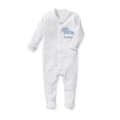 Embroidered Baby Footie | 11 29 Embroidered Baby Footie | 11 -Grocery Store img81c 12