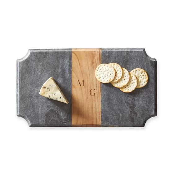 Wood And Marble Beveled Cheese Board | 4 18 Wood And Marble Beveled Cheese Board | 4 - Image 16