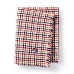 Houndstooth Plaid Throw Blanket | 2 -Grocery Store img86c 23