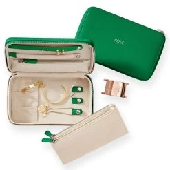 Medium Travel Jewelry Case, Foil Debossed | 13 -Grocery Store img87c 1