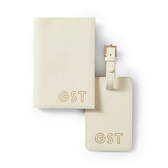 Fillmore Vegan Leather Luggage Tag And Passport Case, Foil Debossed | 8 22 Fillmore Vegan Leather Luggage Tag And Passport Case, Foil Debossed | 8 - Image 20