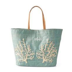 Embroidered Raffia Beach Tote | 2 23 Embroidered Raffia Beach Tote | 2 -Grocery Store img88c 2