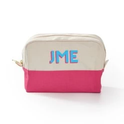 Embroidered Canvas Cosmetic Pouch | 4 -Grocery Store img88c 9