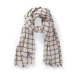 Italian Houndstooth Plaid Blanket Scarf | 3 -Grocery Store img89c 17