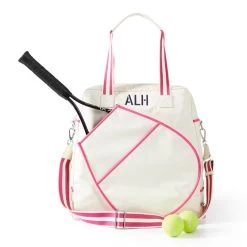 Sporty Stripe Tennis Tote | 3 -Grocery Store img8c 5
