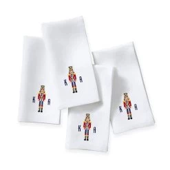 Embroidered Holiday Dinner Napkins, Set Of 4 | 3 -Grocery Store img8c 55