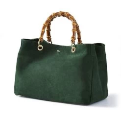 Bamboo Elisabetta Suede Handbag | 3 -Grocery Store img93c 1