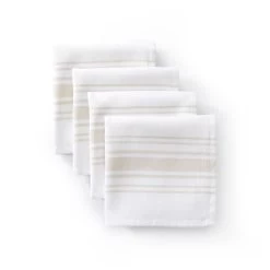 French Stripe Cotton Washcloth, Set Of 4 | 2 -Grocery Store img93c 20