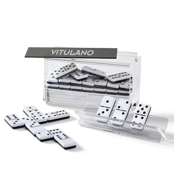 Acrylic Domino Game Set With Racks | 2 9 Acrylic Domino Game Set With Racks | 2 - Image 7