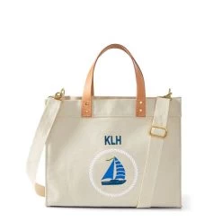 Embroidered Canvas Tote | 12 -Grocery Store img93c 4