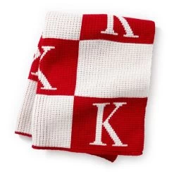 Initial Block Baby Blanket | 8 -Grocery Store img95c 3