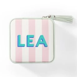 Small Cabana Stripe Travel Jewelry Case, Printed | 4 -Grocery Store img96c 21