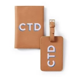 Fillmore Vegan Leather Luggage Tag And Passport Case, Printed | 8 -Grocery Store img98c 2