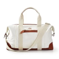 Canvas And Leather Weekender, Embroidered | 7 37 Canvas And Leather Weekender, Embroidered | 7 -Grocery Store img99c 21