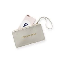 Signature Leather Wristlet | 4 -Grocery Store img99c