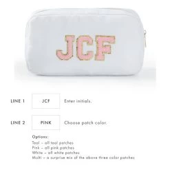 Monogrammed Patch Travel Pouch | 8 24 Monogrammed Patch Travel Pouch | 8 -Grocery Store img9c 22