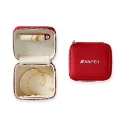 Petite Travel Jewelry Case, Foil Debossed | 4 -Grocery Store img9c 28