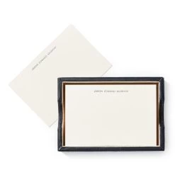 Letterpress Memo Cards In Leather Holder | 8 -Grocery Store img9c 32