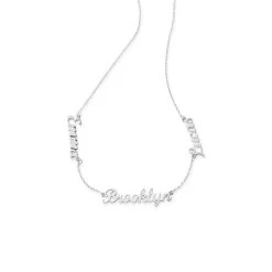 Sarah Chloe Emma Script Necklace | 18 -Grocery Store img9c 33