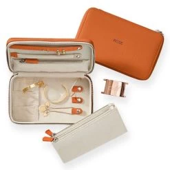 Medium Travel Jewelry Case, Foil Debossed | 13 -Grocery Store img9c 8
