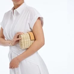 Isla Wicker Clutch | 4 -Grocery Store isla wicker clutch 1 c 1