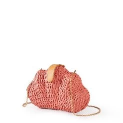 Isla Wicker Shell Clutch | 1 -Grocery Store isla wicker shell clutch 2 c