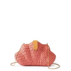 Isla Wicker Shell Clutch | 1 -Grocery Store isla wicker shell clutch c 2
