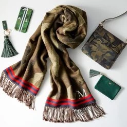 Italian Camo Blanket Scarf | 4 -Grocery Store italian camo blanket scarf 3 c
