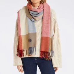 Italian Colorblock Blanket Scarf | 2 -Grocery Store italian colorblock blanket scarf 1 c