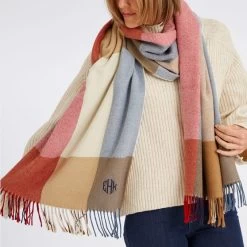 Italian Colorblock Blanket Scarf | 2