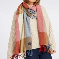 Italian Colorblock Blanket Scarf | 2 -Grocery Store italian colorblock blanket scarf c 4