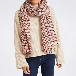 Italian Houndstooth Plaid Blanket Scarf | 3 -Grocery Store italian houndstooth plaid blanket scarf c 5