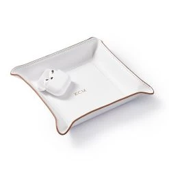 Italian Leather Catchall | 3 -Grocery Store italian leather catchall 1 c