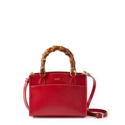 Bamboo Italian Leather Crossbody | 2 -Grocery Store italian leather crossbody 1 c 1