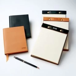 Italian Leather Desk Notepad | 1