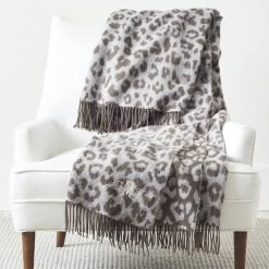 Italian Leopard Throw Blanket | 1