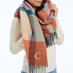 Italian Plaid Blanket Scarf | 30 36 Italian Plaid Blanket Scarf | 30 -Grocery Store italian plaid blanket scarf 1 c 3