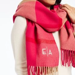 Italian Plaid Blanket Scarf | 30 32 Italian Plaid Blanket Scarf | 30 -Grocery Store italian plaid blanket scarf c 1