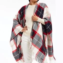 Italian Plaid Poncho | 4