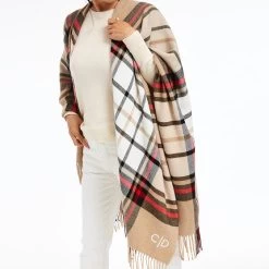 Italian Plaid Poncho | 4 -Grocery Store italian plaid poncho 5 c