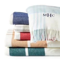 Italian Plaid Throw Blanket | 20 -Grocery Store italian plaid throw blanket c 1