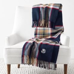 Italian Plaid Throw Blanket | 20 -Grocery Store italian plaid throw blanket c 5